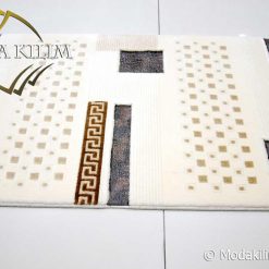 Nepal Leather 7504A Cream Абстракция Кремовый