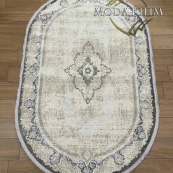 Portfolio 5421A L.Beige D.Grey Oval